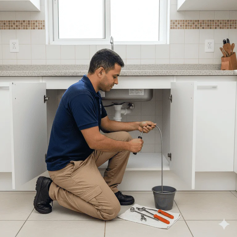 Desentupimento de Pias